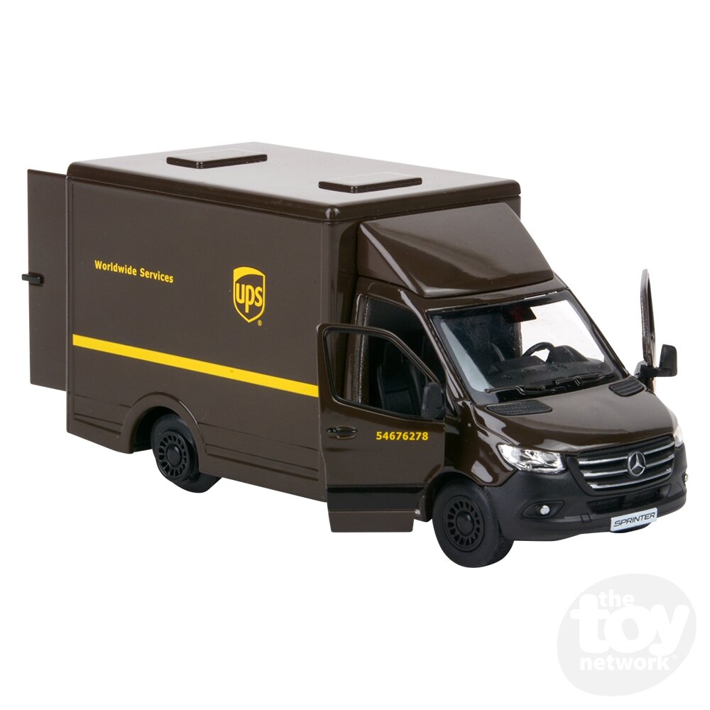 Diecast UPS Mercedes-Benz Sprinter Box Truck 5"