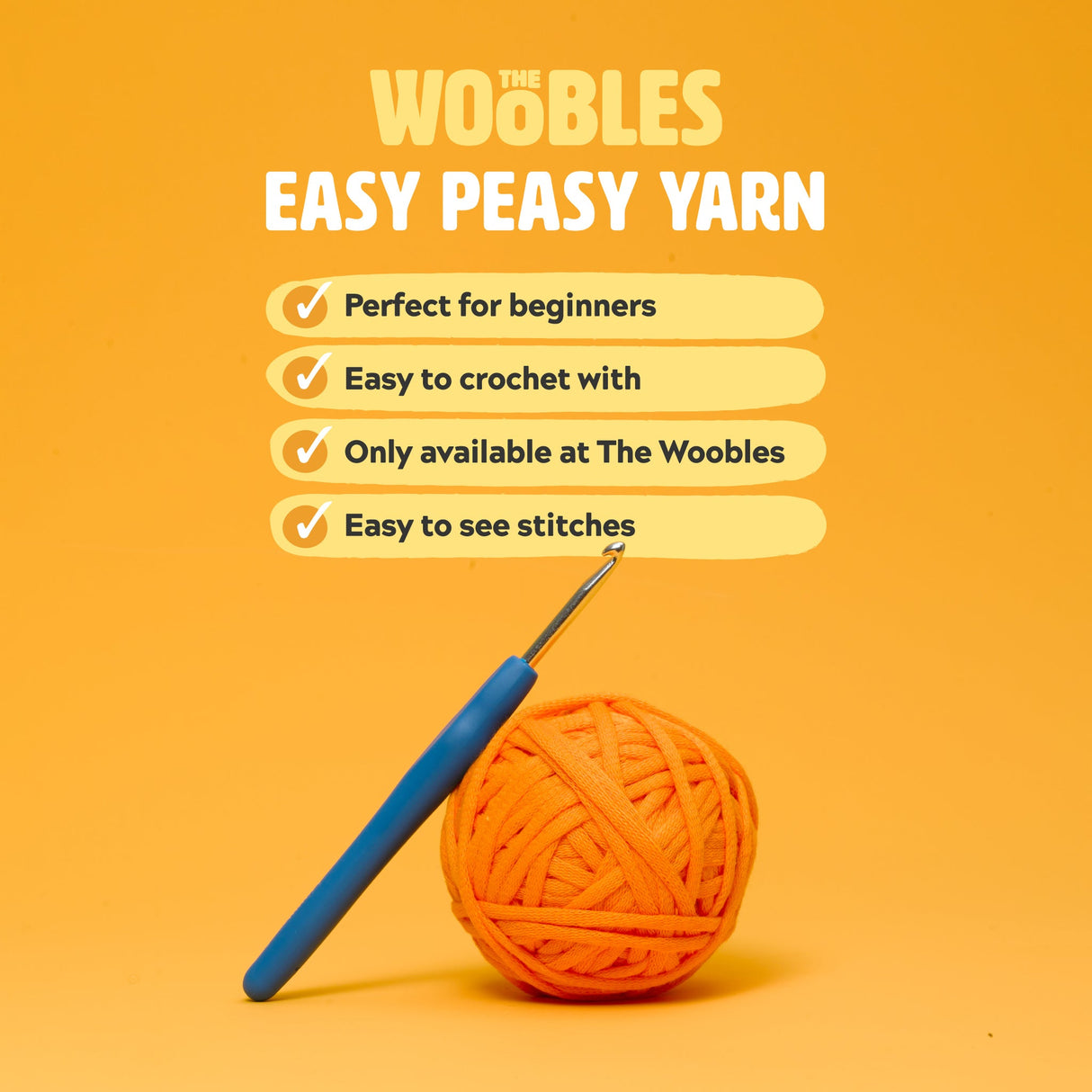 Sebastian the Lion Learn to Crochet Kit