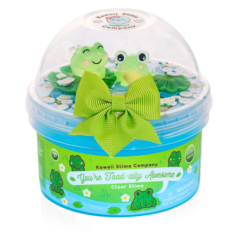 You're Toad-ally Awesome Clear Kawaii Slime