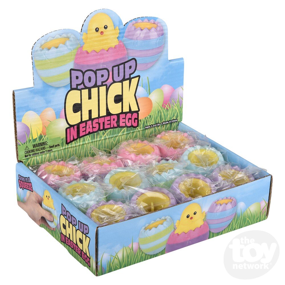 Squeezy Pop Up Hatching Chick 3"