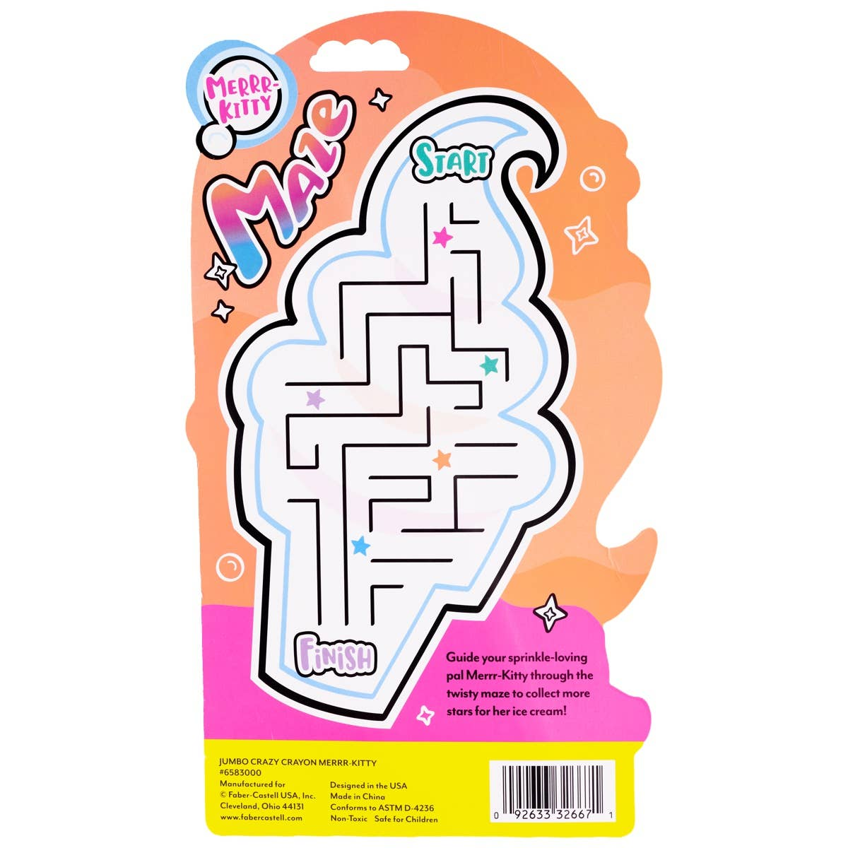 Jumbo Crazy Crayon Merrr-Kitty