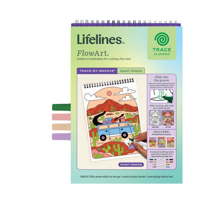 Lifelines FlowArt: Trace-By-Groove, Desert Dreams