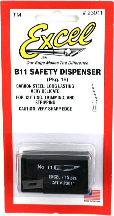 Excel #11 Double Honed Replacement Blades (15)