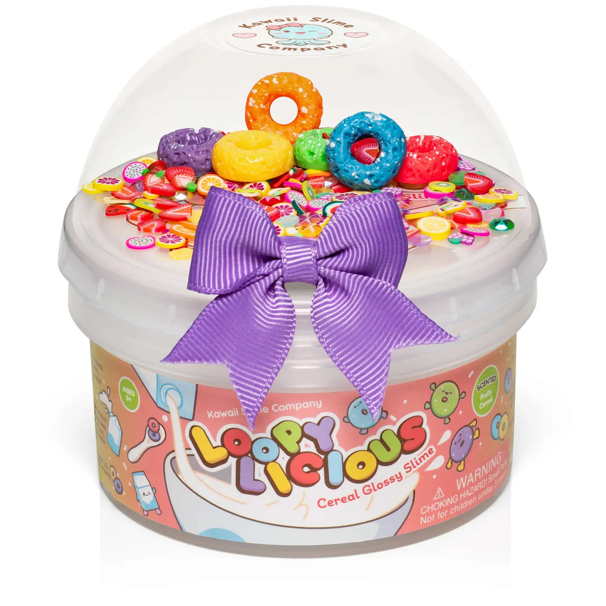 Loopylicious Cereal Glossy Signature Dome Kawaii Slime
