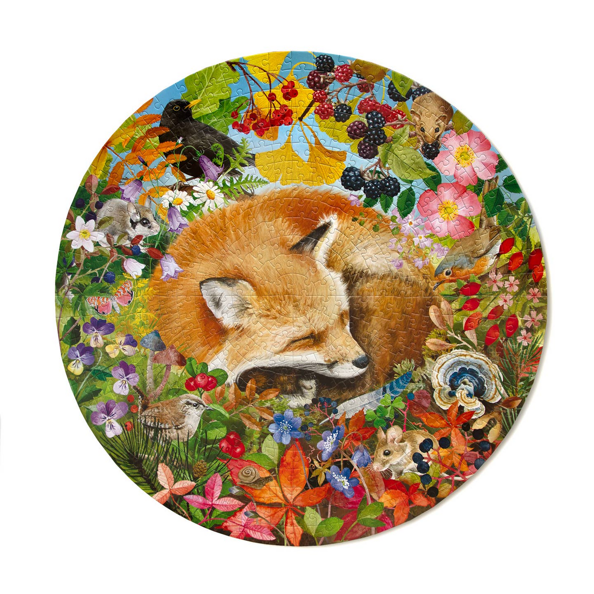 Forest Dream 500 Piece Round Puzzle