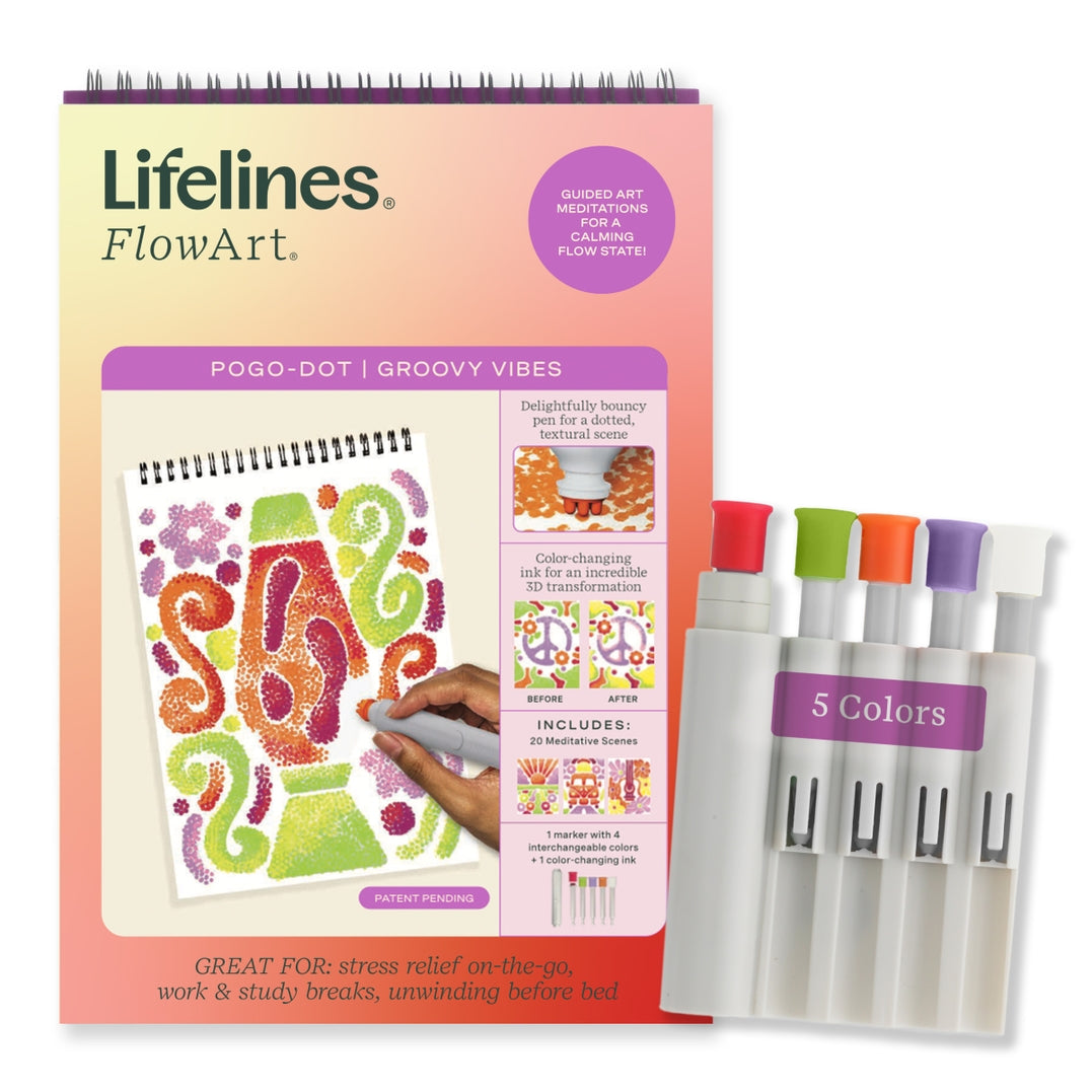 Lifelines Flowart Pogo Dot Groovy Vibes