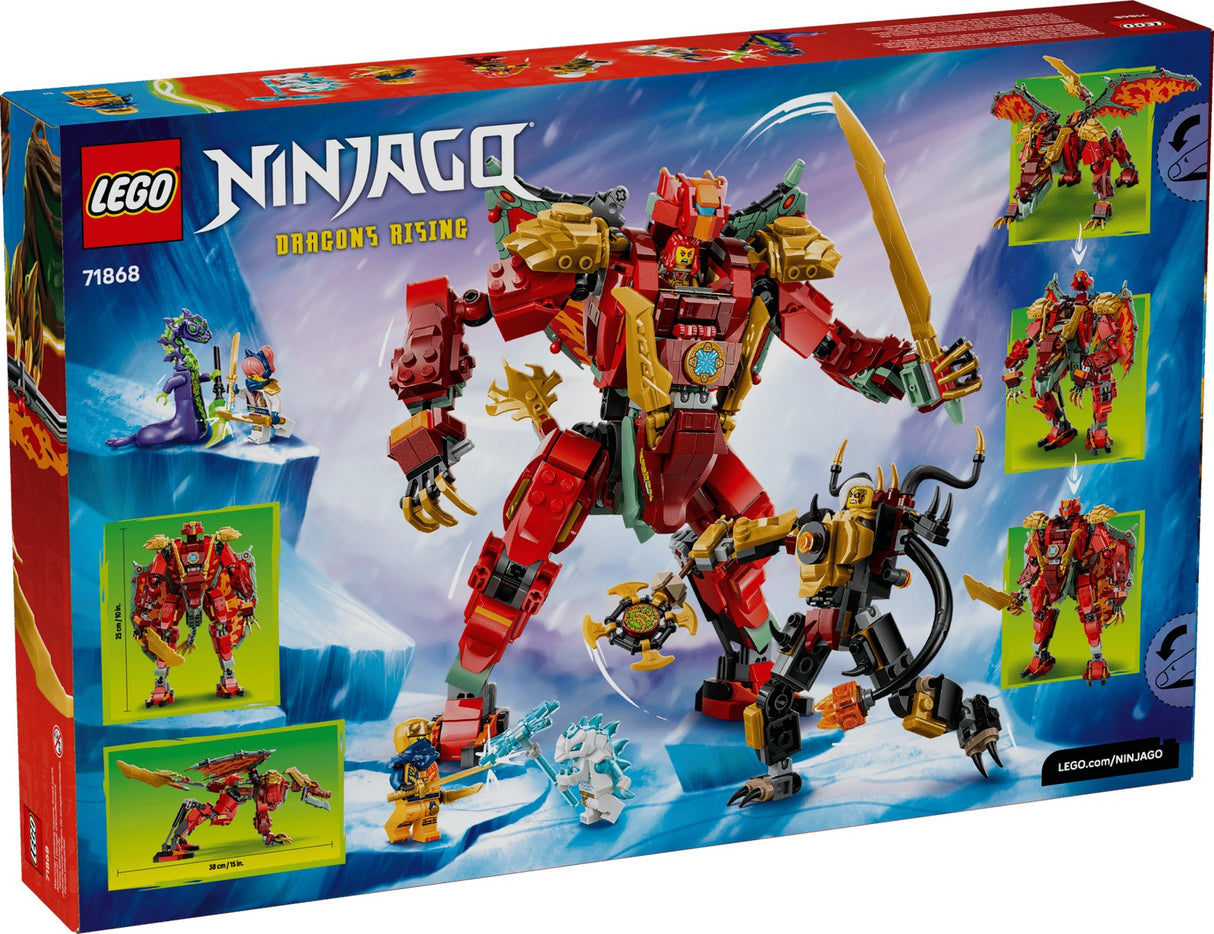 LEGO Ninjago 71868 Wyldfyre's Transforming Dragon Mech