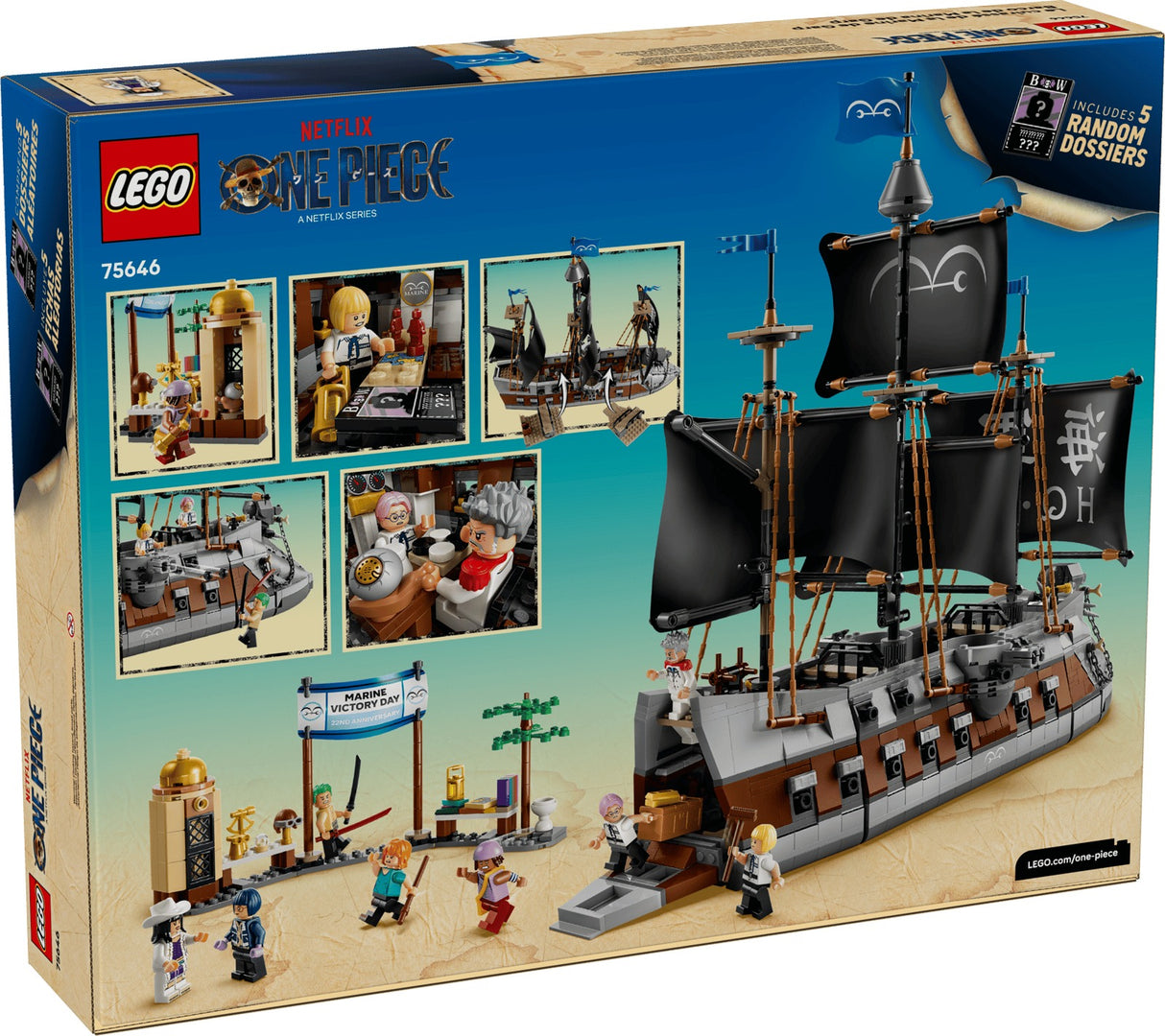 LEGO One Piece 75646 Garps Marine Battleship