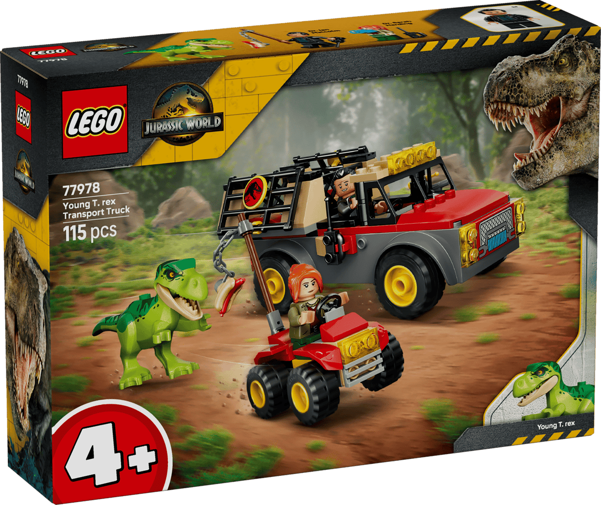 LEGO Jurassic 76978 Young T. Rex Transport Truck