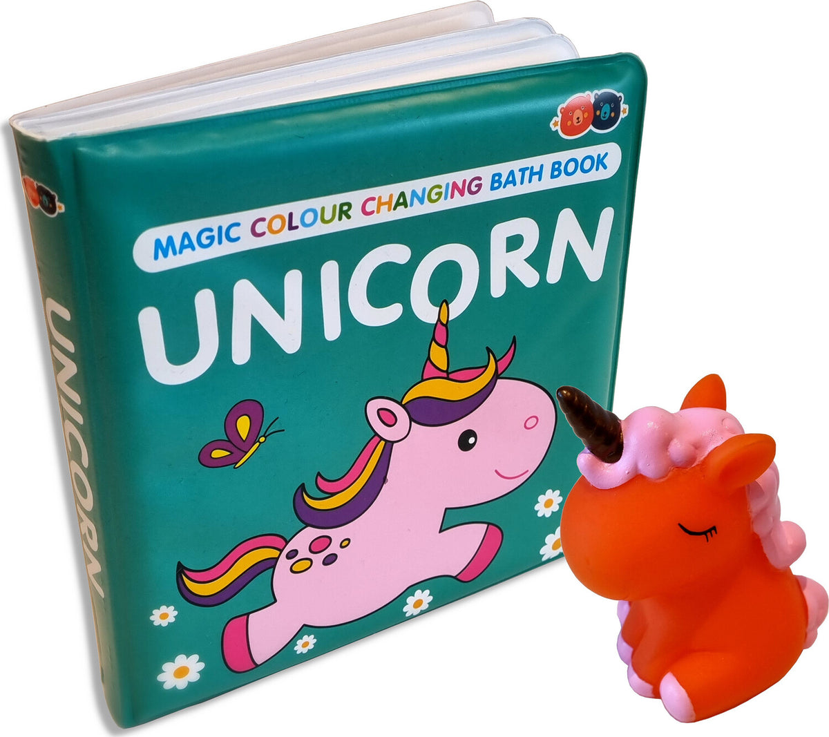 Magic Color Changing Bath Book and Toy – Unicorn