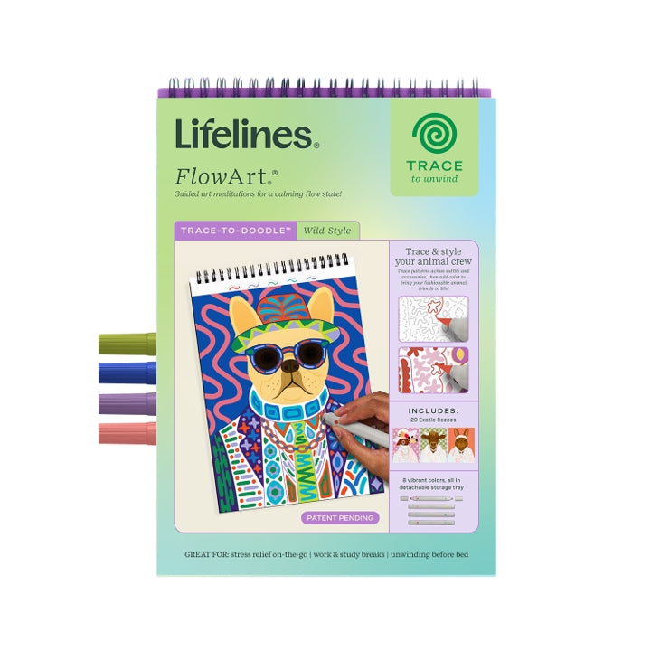 Lifelines FlowArt: Trace-To-Doodle, Wild Style