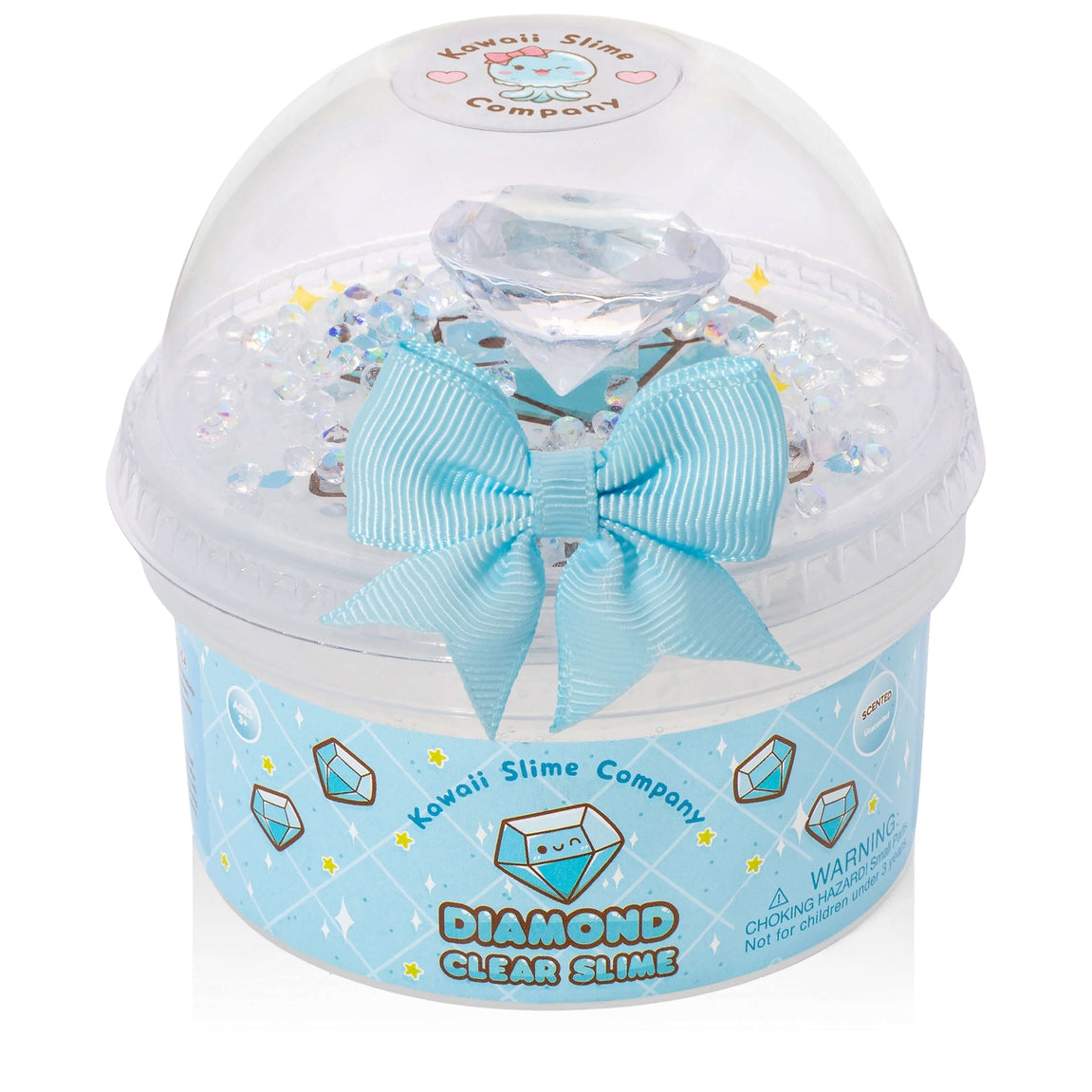 Diamond Clear Putty Kawaii Slime