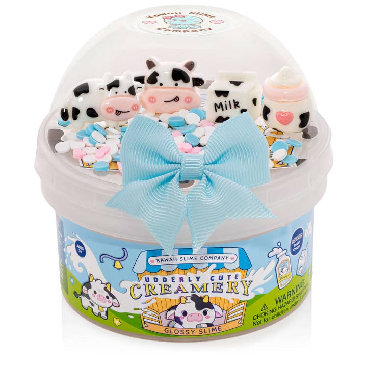 Udderly Cute Creamery Glossy Signature Dome Kawaii Slime