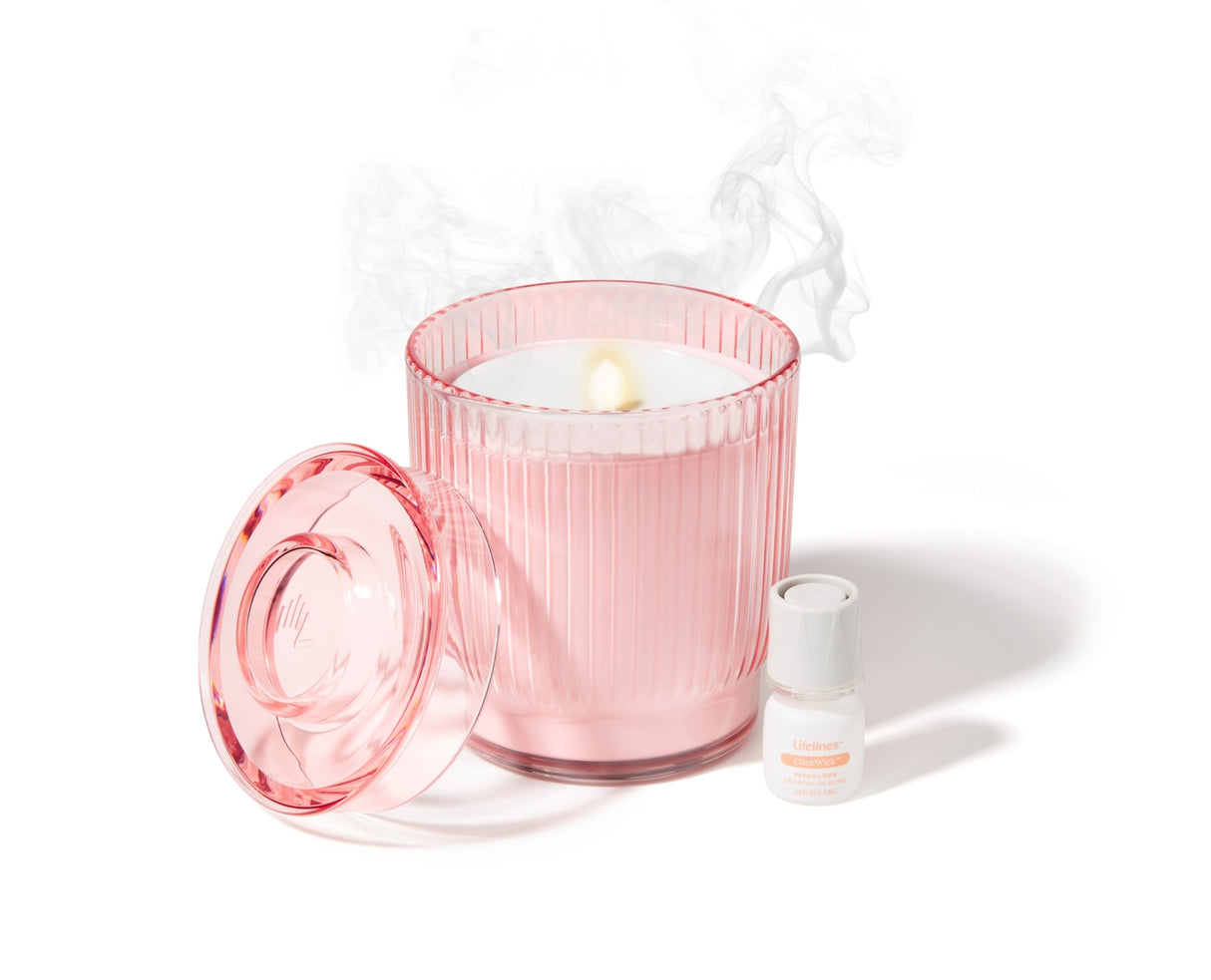 Lifelines Flameless Candle Diffuser Pink