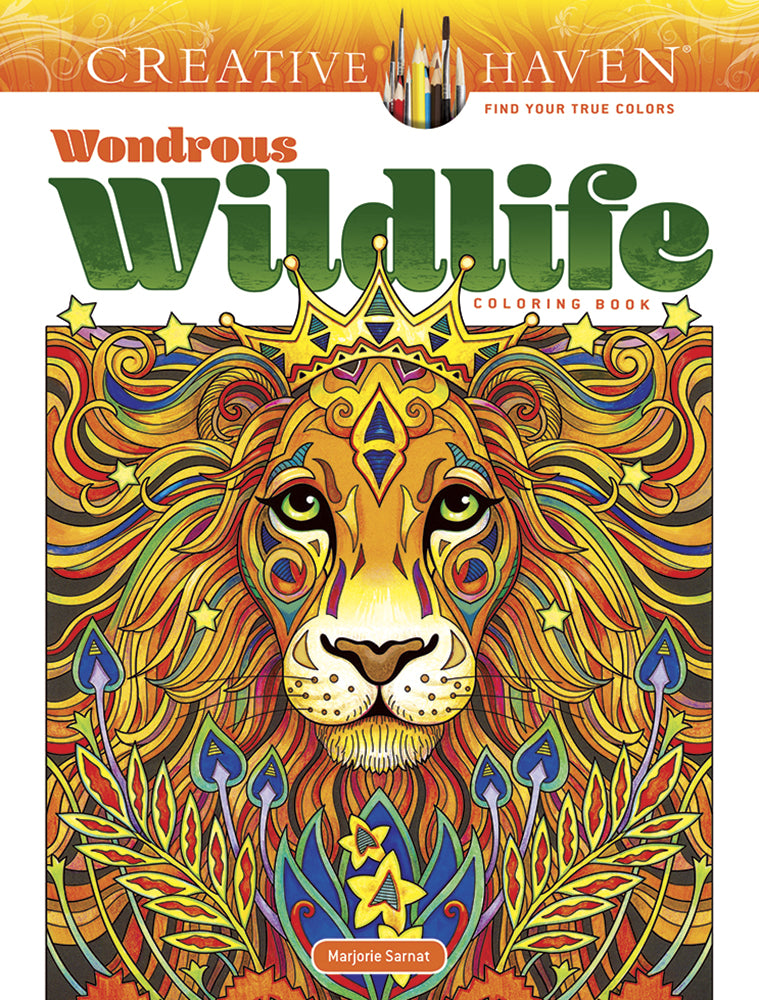 Creative Haven Wondrous Wildlife Coloring Book