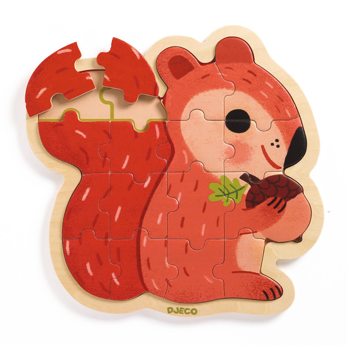 Djeco Wooden Puzzles Puzzlo Nut