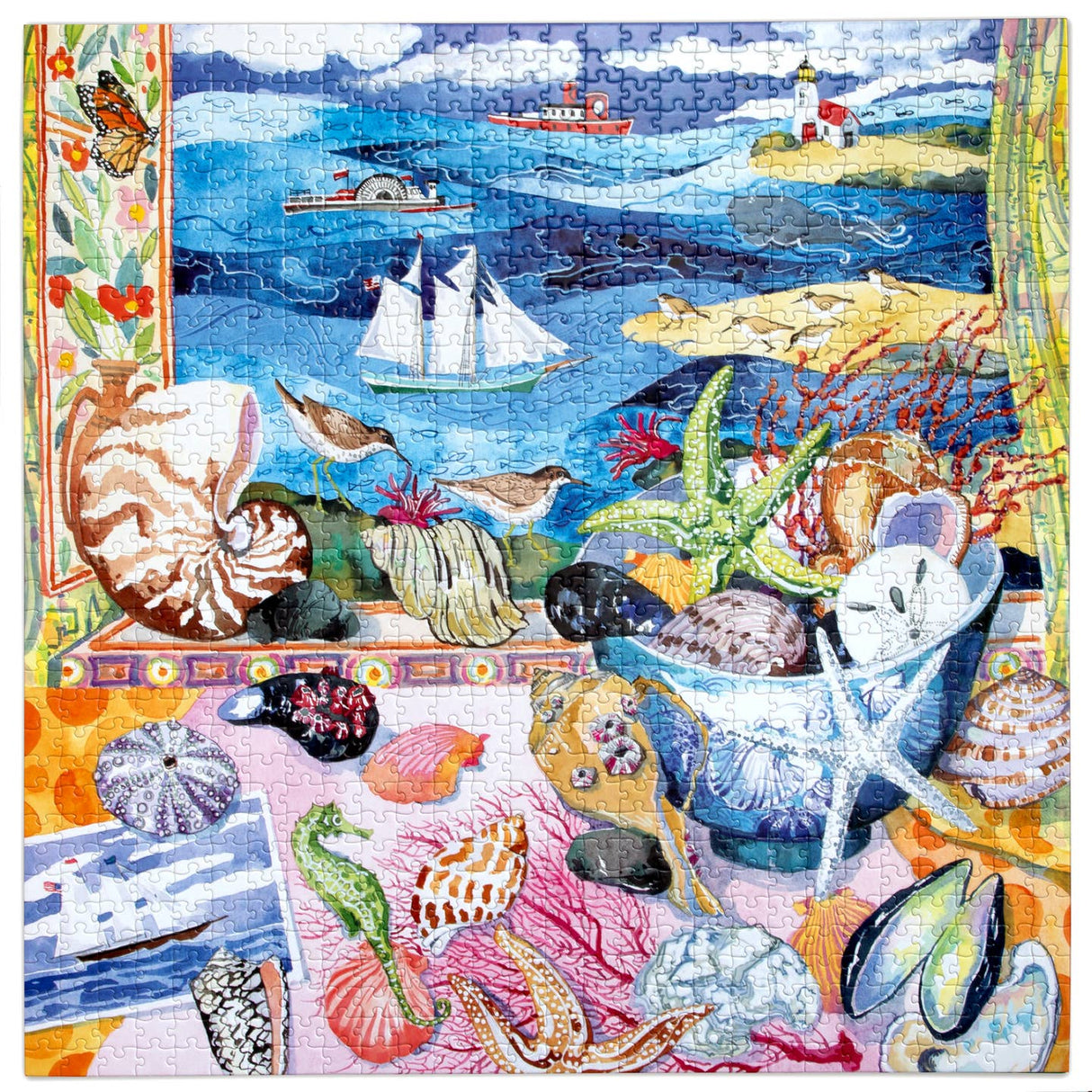 Seashells By the Shore 1000 Piece Puzzle