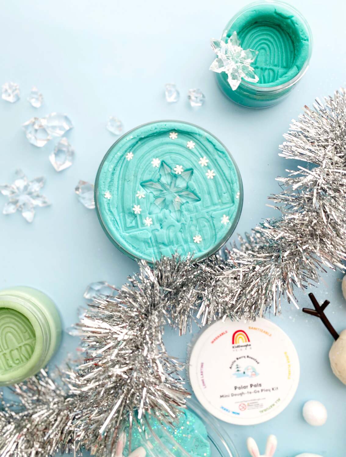 Winter Wonderland Half Pound Sensory Dough