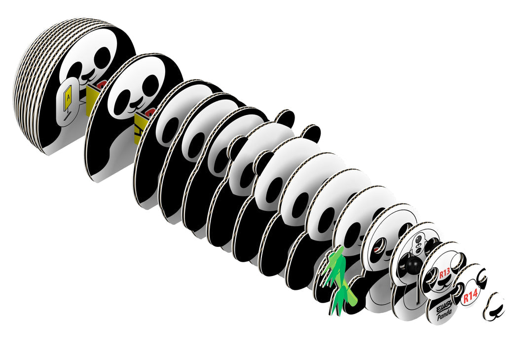 Eugy Panda 3D Puzzle