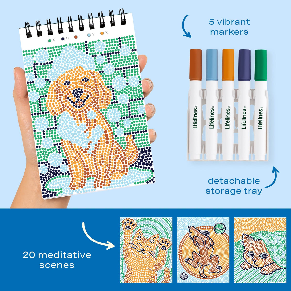 Lifelines Mini FlowArt Furry Friends