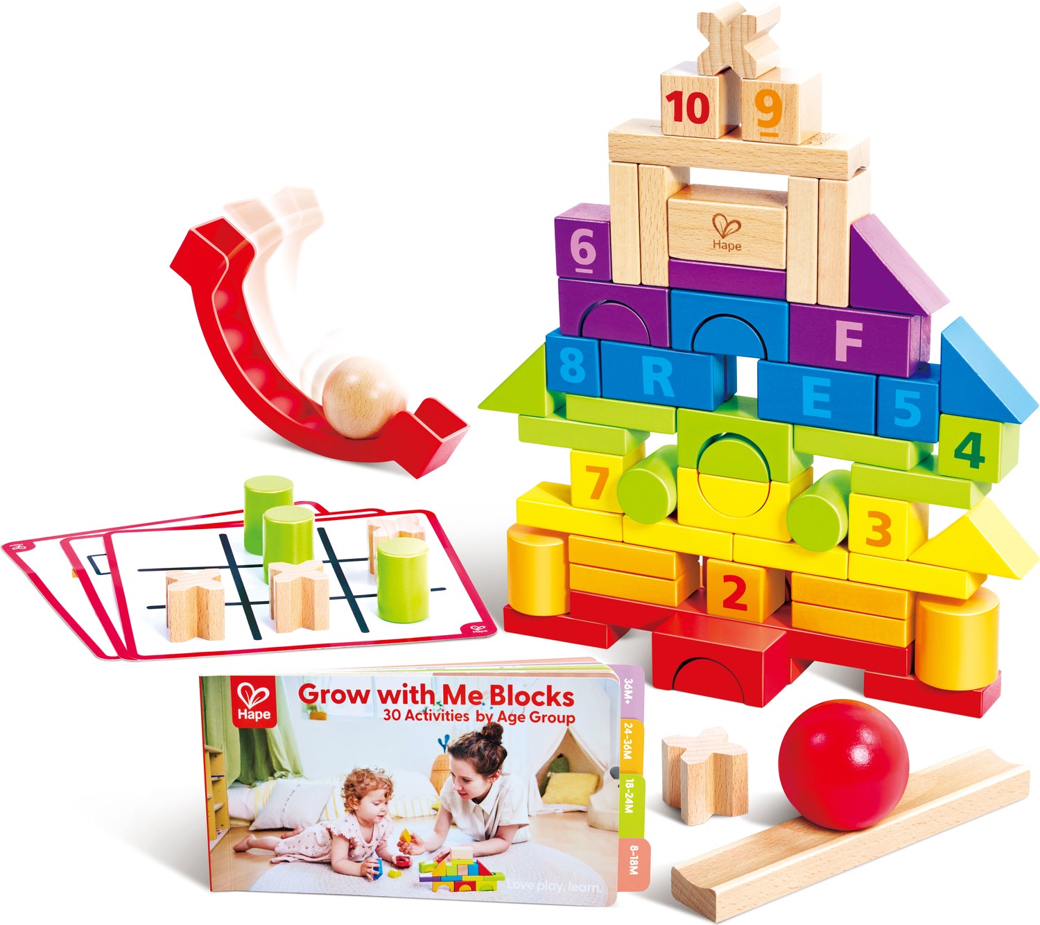 Hape E0533 Grow With Me Blocks – Turner Toys