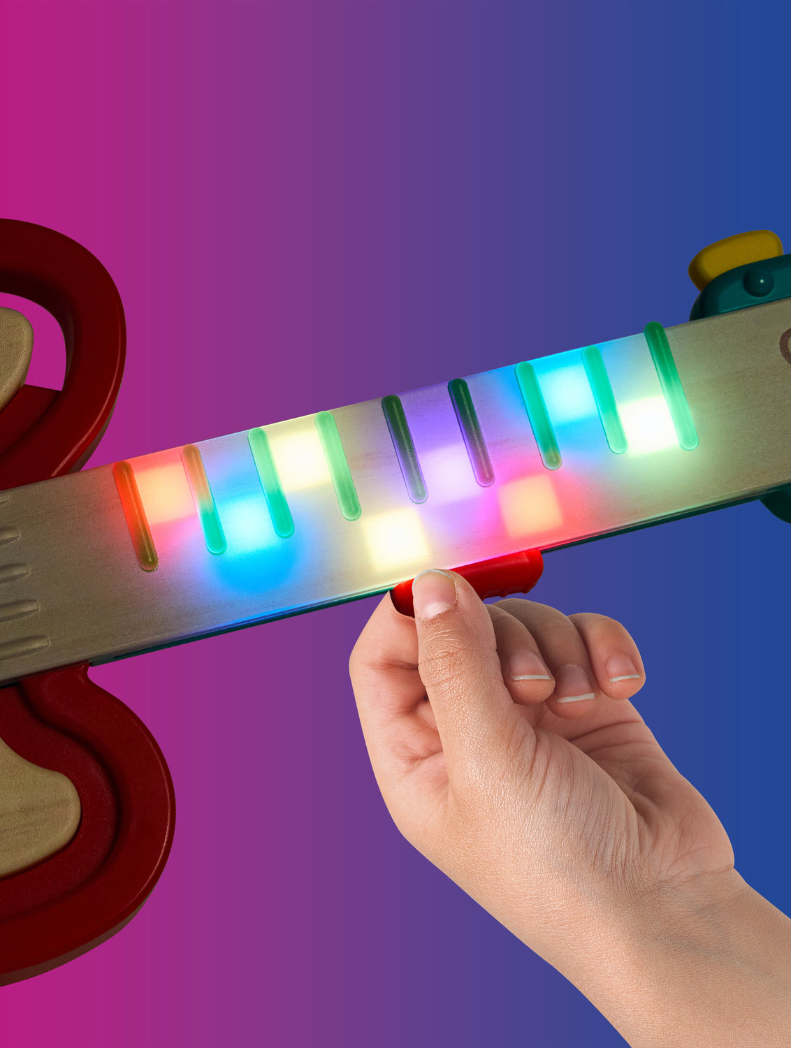 Rainbow Rock Guitar (Pixelz)