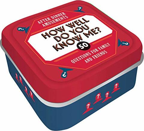 After Dinner Amusements: How Well Do You Know Me?: 50 Questions for Family and Friends (Dinner Party Gifts, Games for Adults, Games for Dinner Parties)