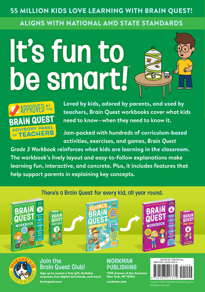 Brain Quest Workbook: 3rd Grade Revised Edition