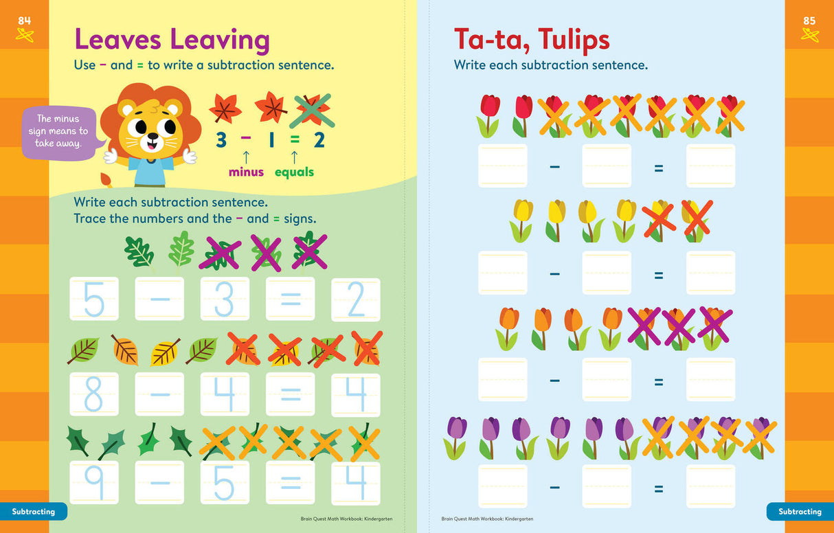 Brain Quest Math Workbook: Kindergarten