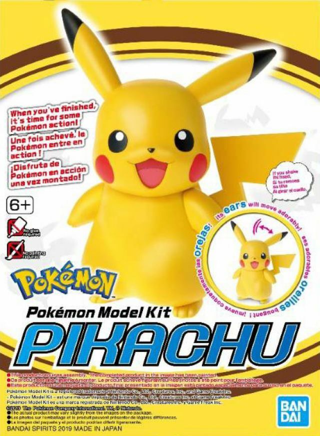 Pikachu "Pokemon", Bandai Pokemon Model Kit