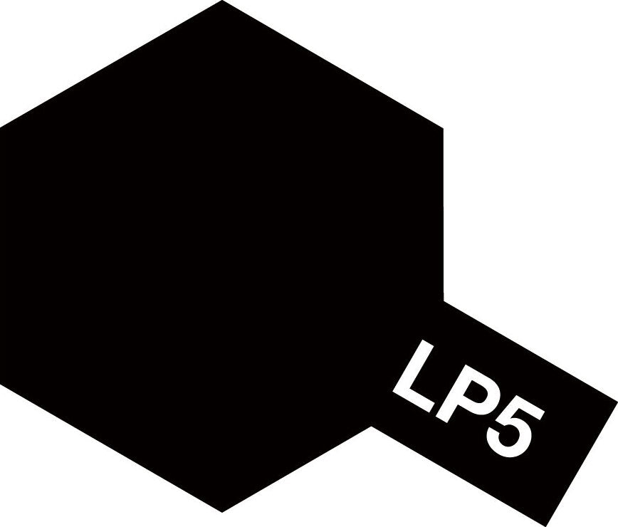 Lacquer Paint LP-5 Semi Gloss Black 10ml Bottle