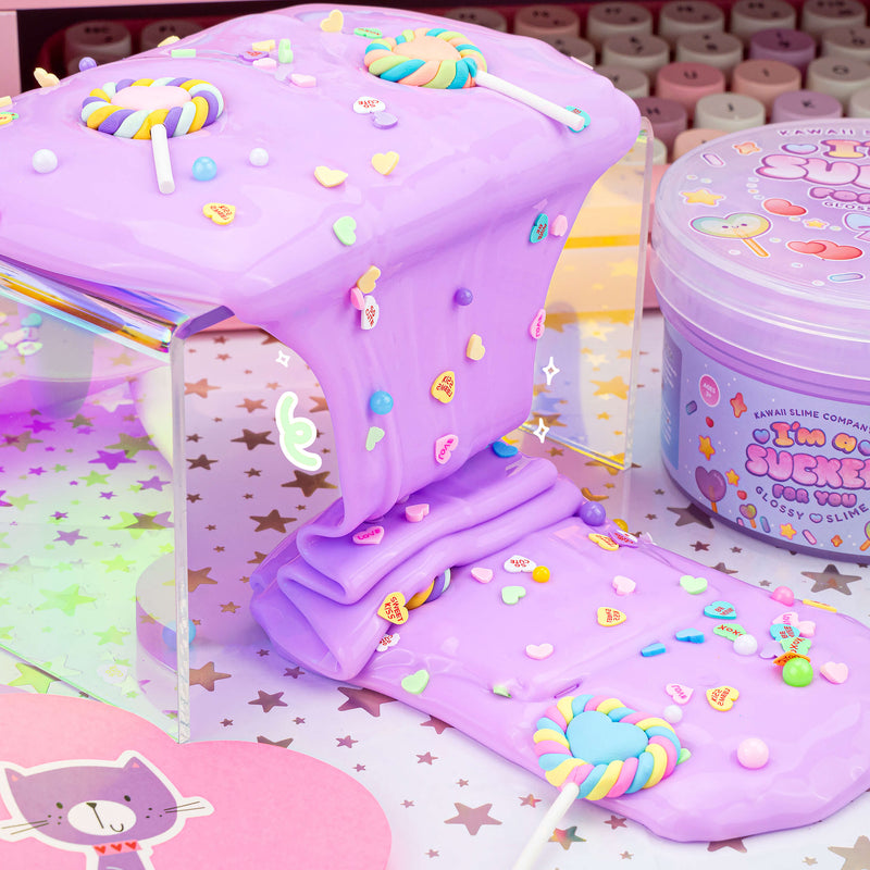 I'm A Sucker For You Glossy Kawaii Slime