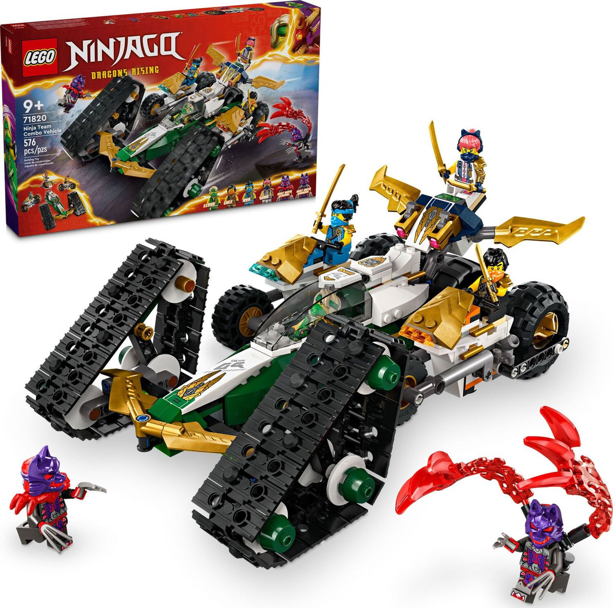 LEGO Ninjago 71820 Ninja Team Combo Vehicle – Turner Toys