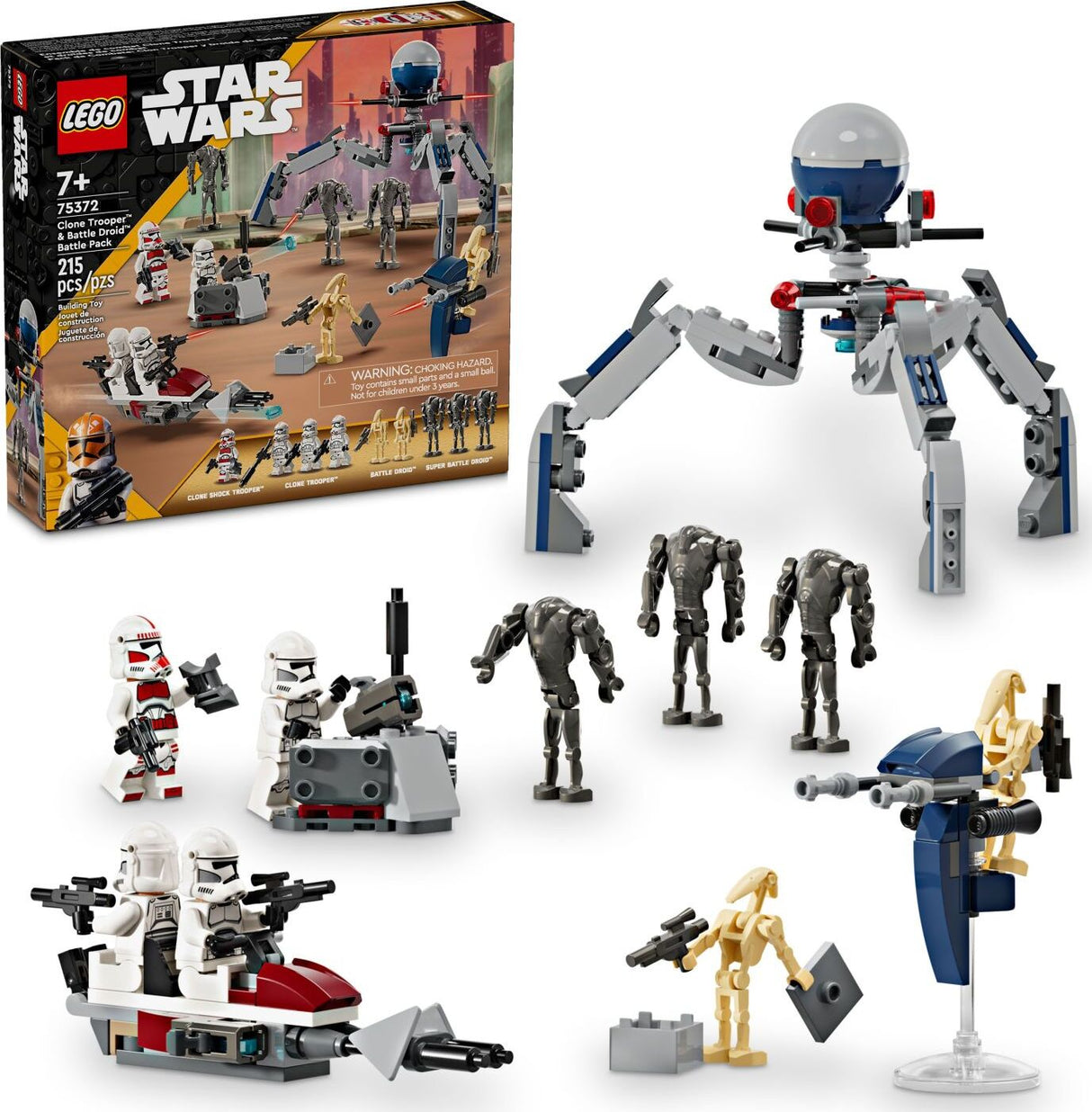 LEGO® Star Wars™ Clone Trooper™ & Battle Droid™ Battle Pack