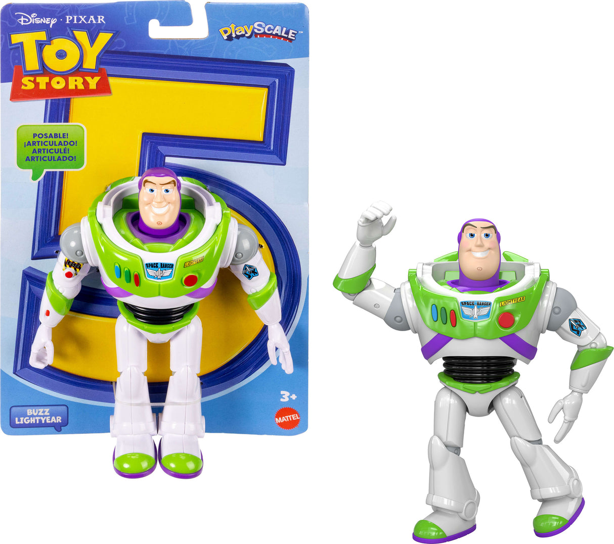 Disney Pixar Disney and Pixar Toy Story Action Figures 7 Inch Playscale, Favorite Characters 8+ Posable Joints