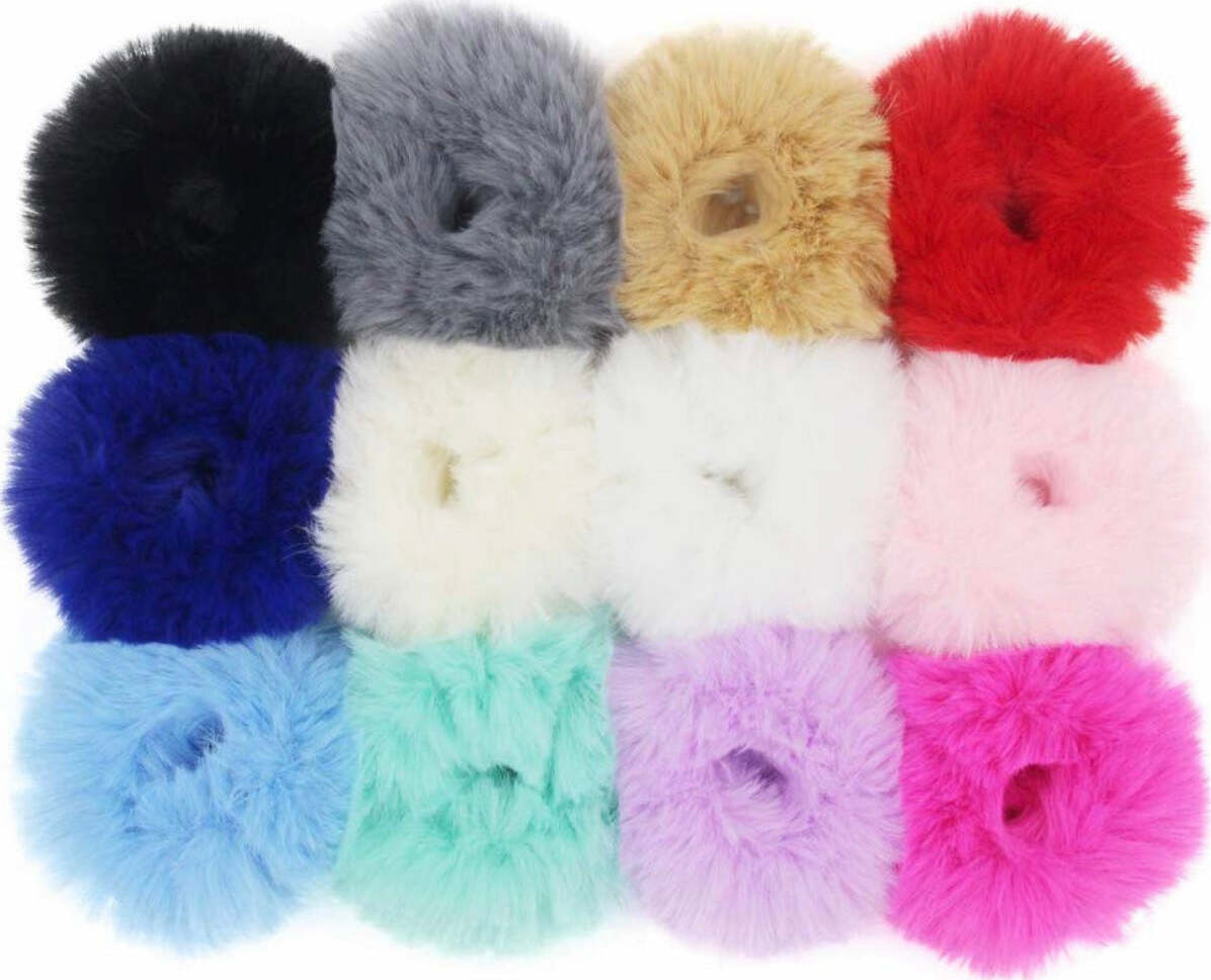 Fuzzy Scrunchies (assorted)