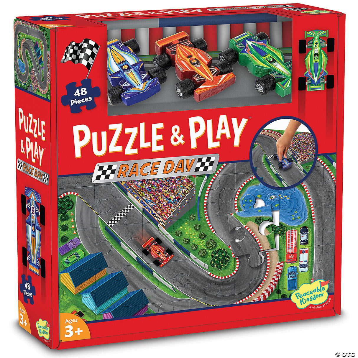 Puzzle & Play Race Day 48 Piece Jigsaw Puzzle