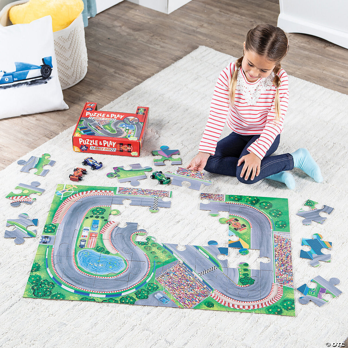 Puzzle & Play Race Day 48 Piece Jigsaw Puzzle