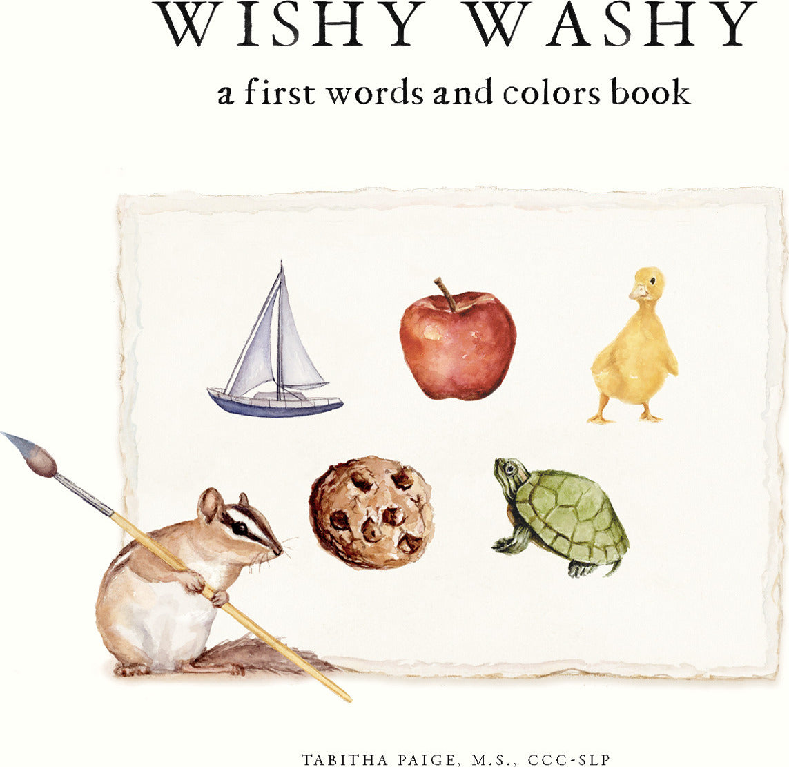 Wishy Washy: A Board Book of First Words and Colors for Growing Minds