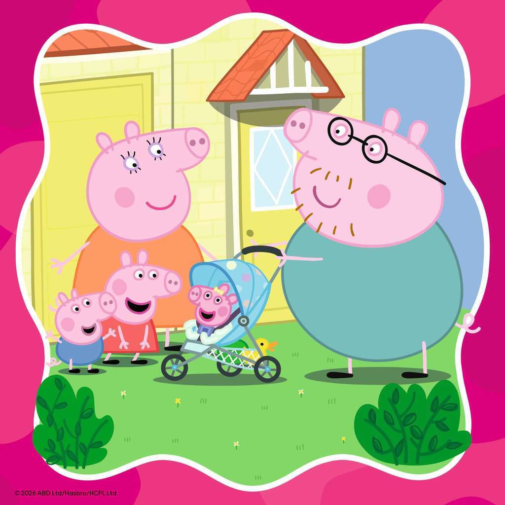 Peppa Pig 3x49 Pc Puzzle