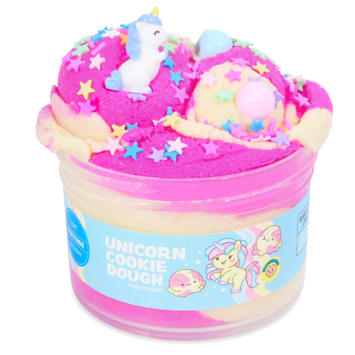 Unicorn Cookie Dough Slime