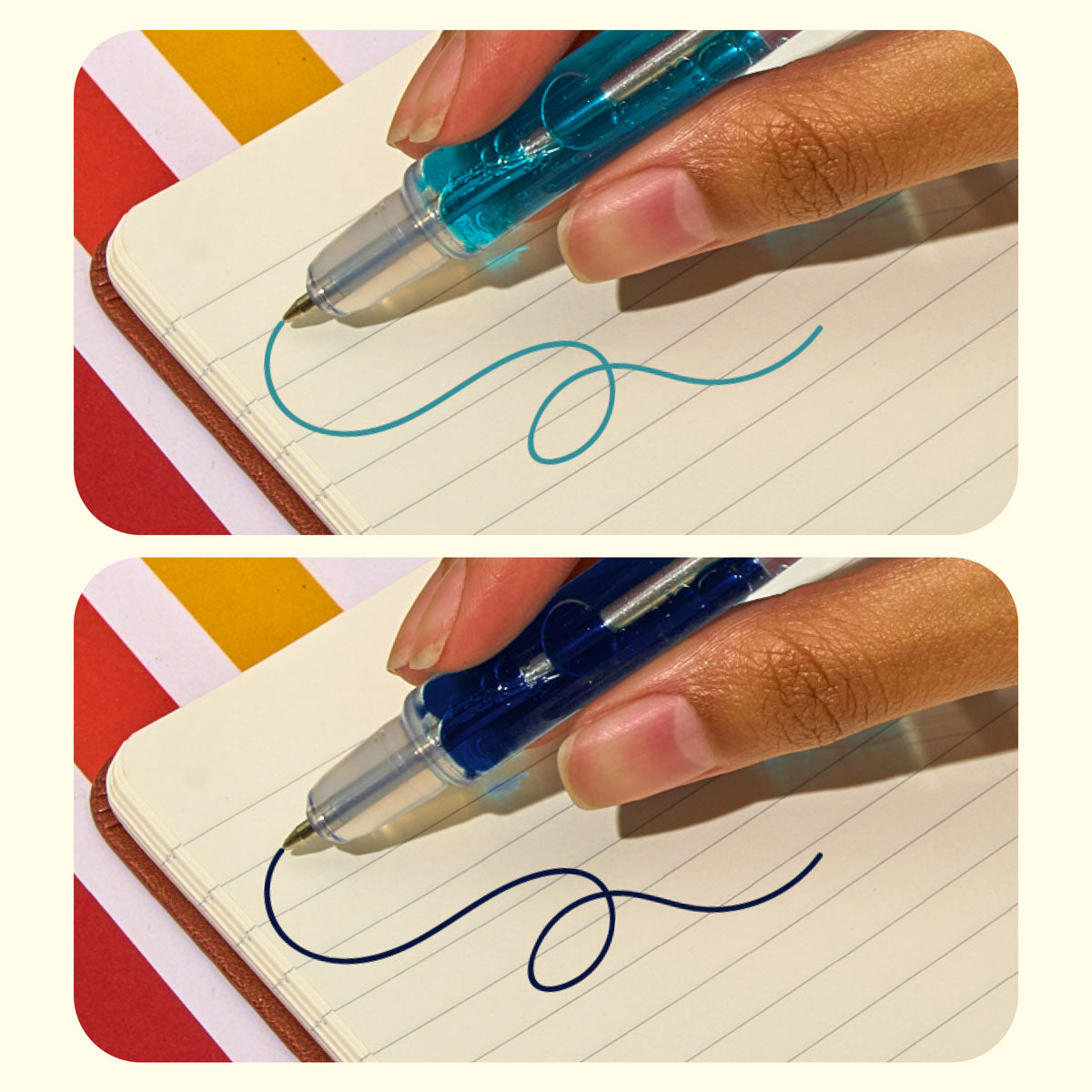 Lifelines Writing Bundle Blue with Journal Lava Pen Highligter