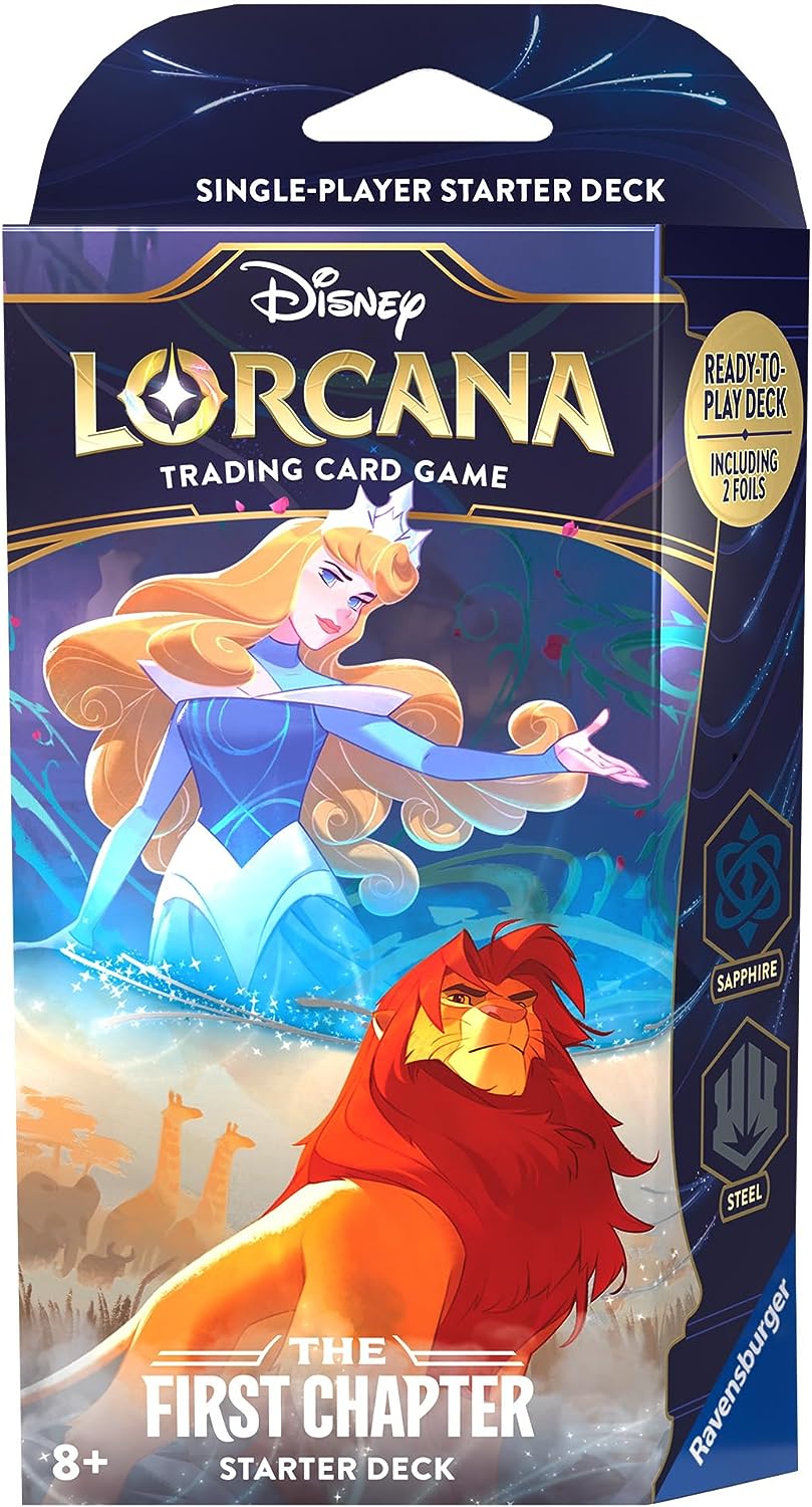 Lorcana TCG First Chapter Starter Deck: Sapphire/Steel
