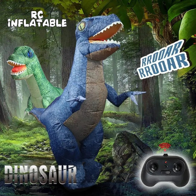 Giant Inflatable RC Dinosaur - Blue