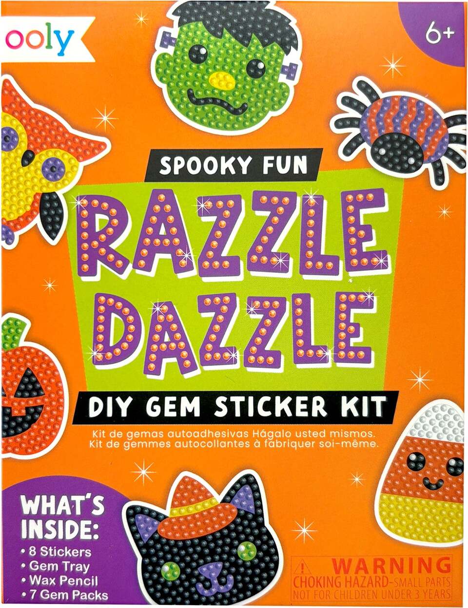 Spooky Fun Razzle Dazzle DIY Gem Sticker Kit