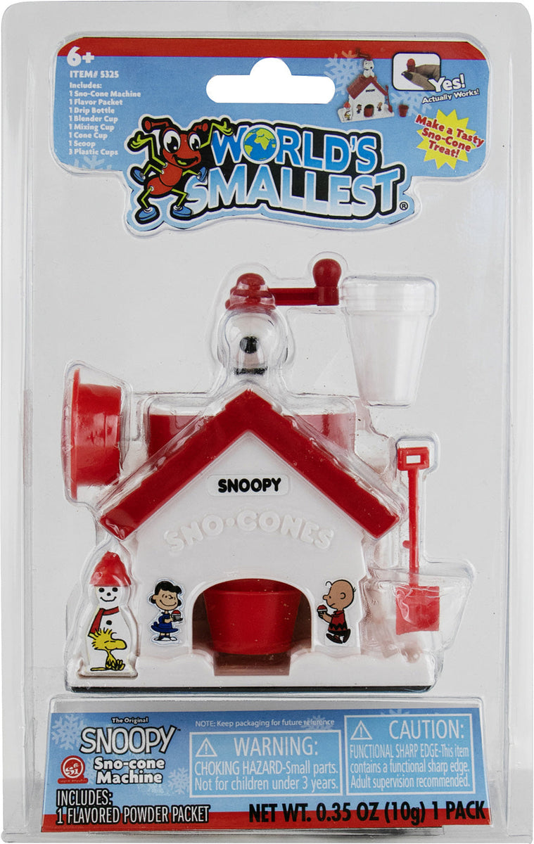 Worlds Smallest Snoopy Sno-Cone Machine – Turner Toys