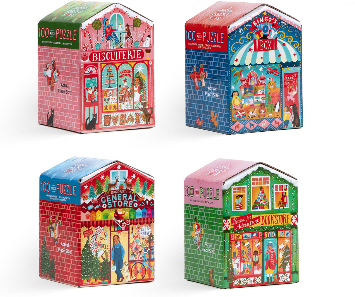 Christmas Market 100 Piece Puzzle