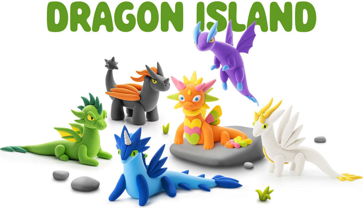 Hey Clay Dragon Island