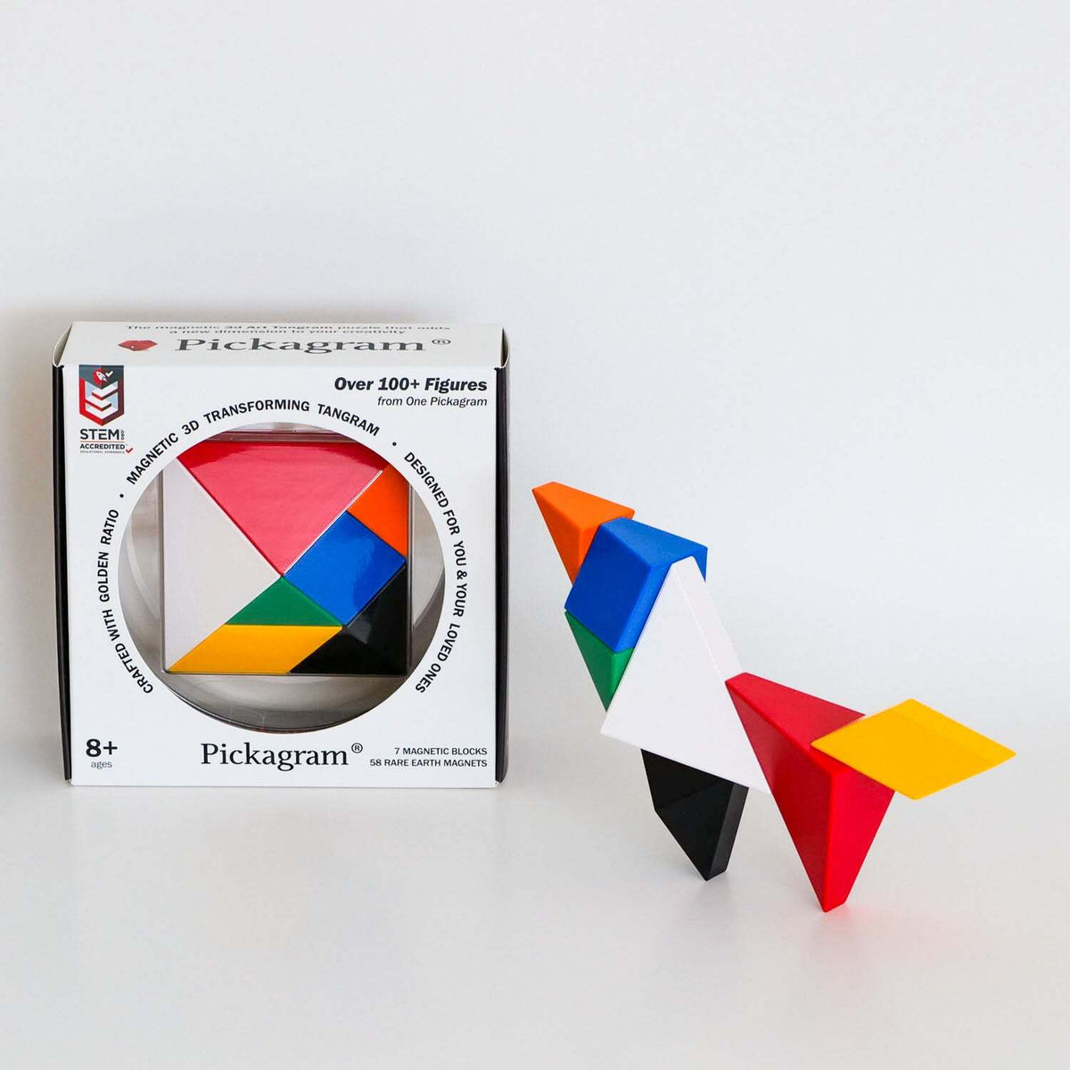 Pickagram Magnetic 3D Art Tangram Puzzle
