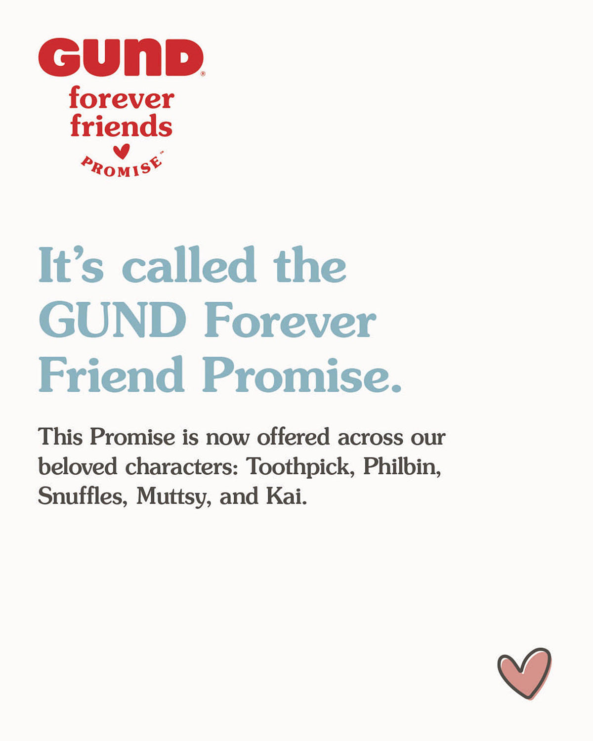 GUND Forever Friends Promise: Muttsy Puppy